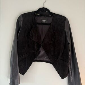 bebe Black Leather Jacket